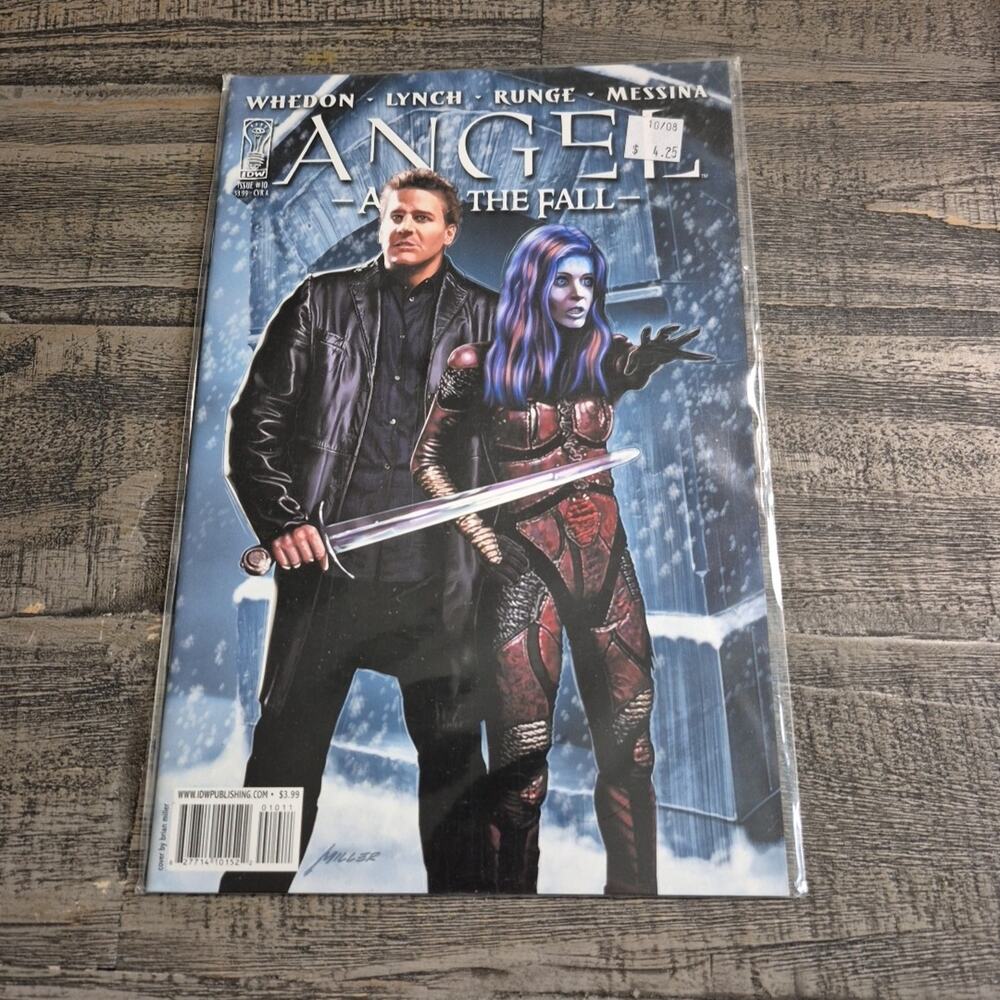 Angel After the Fall #10 Comic Book IDW Publishing Whedon Lynch Runge 2008 CVR A